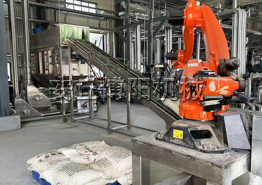 氧化镁自动破包机器人是怎样袋料分离的?