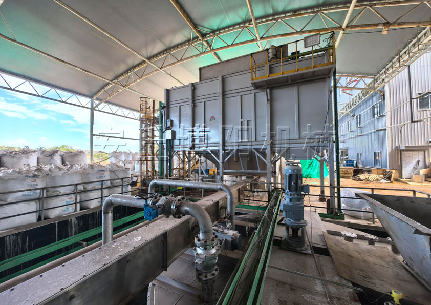 粉体侧切式吨袋破袋机 粉料侧切式吨袋拆包机现场